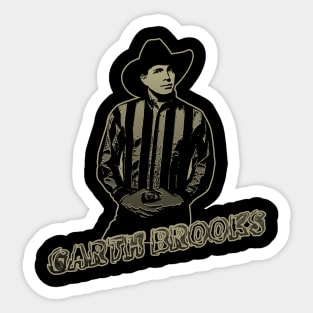 garth // black white design Sticker